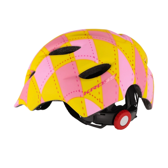 Kask rowerowy dziecięcy Kross Infano żółty r.S